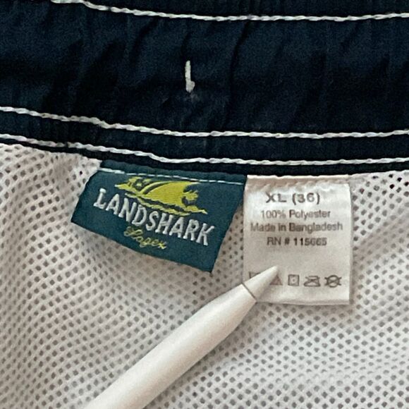 Landshark Premium Lager Co Swim Trunks Board Shorts Mens Size XL / 36 - Picture 4 of 4